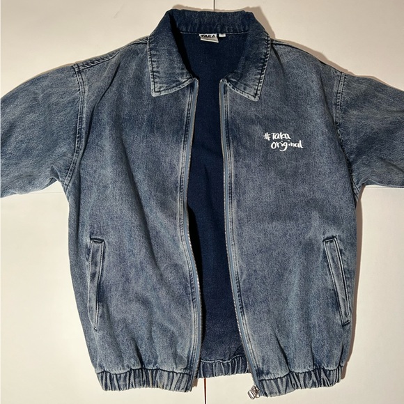Taka Original Good Vibes Only denim Jacket - Picture 3 of 4